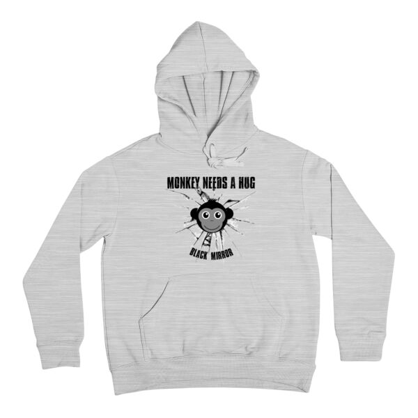 Black Mirror Monkey needs a hug hoodie Thumbnail