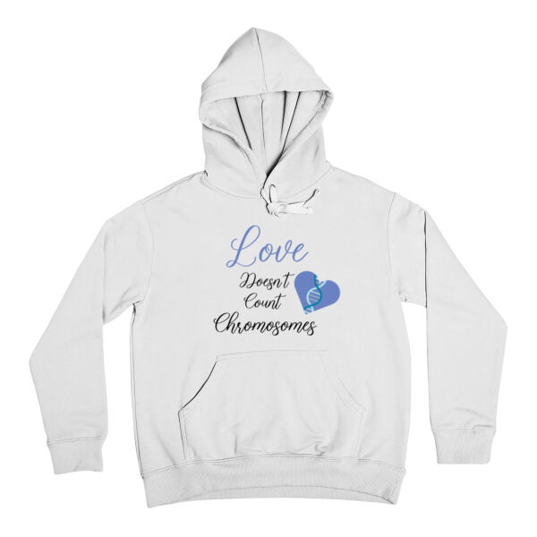 Love doesn't count chromosomes hoodie Thumbnail