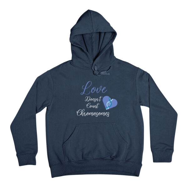 Love doesn't count chromosomes hoodie Thumbnail