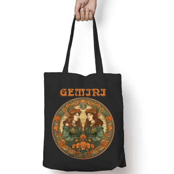 gemini tote bag with pocket Thumbnail