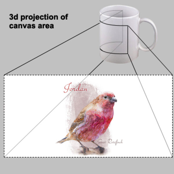Sinai bird mug Thumbnail