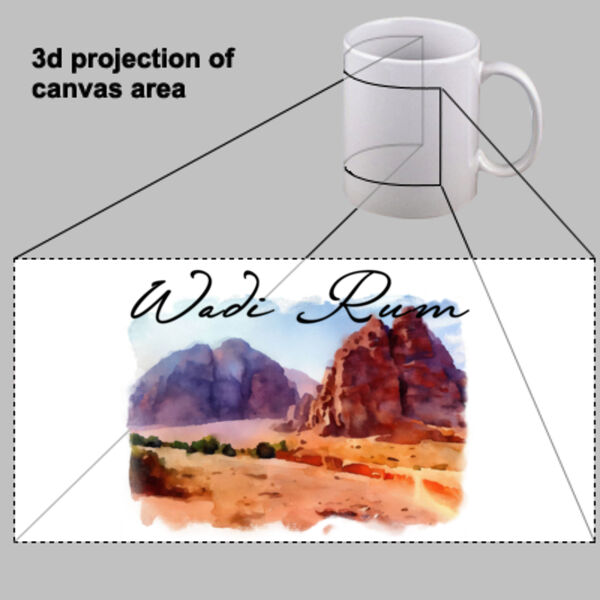 Wadi rum mug Thumbnail
