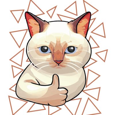 thumbs-up Cat Thumbnail
